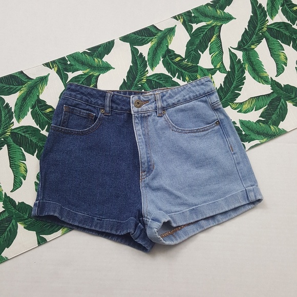 pacsun color block shorts